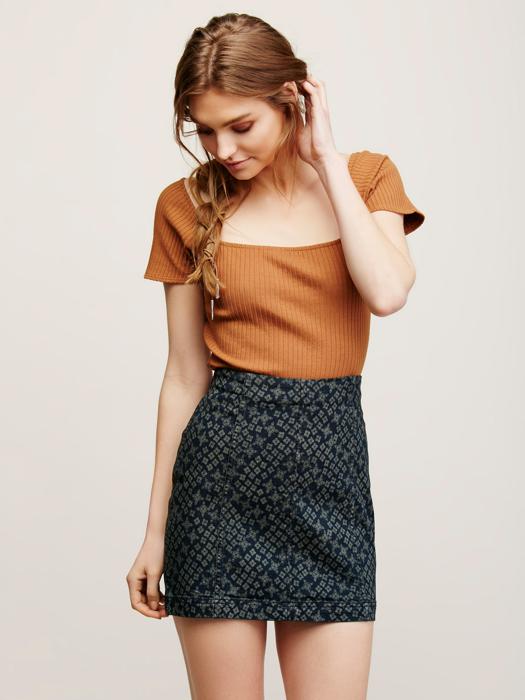 free people denim modern femme skir free people denim modern femme skir